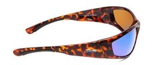 Coyote FP-69 Floating Wrap Polarized Sunglasses Tortoise Gold&Green Mirror 67 mm