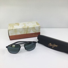 NEW MAUI JIM GUARDRAILS MJ 327-02 Gloss Black with Neutral Grey Polarized JAPAN