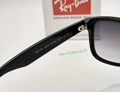 Ray-Ban Justin RB4165 54mm Unisex Sunglasses gloss Black Gray Lens Shades