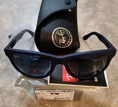 🔥 Ray-Ban RB4184 895/96 Matte Blue / Blue Unisex Sunglasses RB 4184 / 2245 O/S