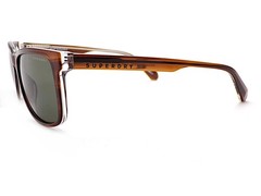 Superdry SDS 5029 Sunglasses Crystal Brown with Dark Green CAT.3 Lenses 101
