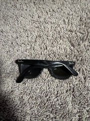 Ray Ban RB 2140 901 50D22 3N Black Folding Wayfarer Sunglasses 50mm Vintage