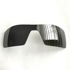 Authentic Oakley Oil Rig Black Iridium Polarized Replacement Lens OO9081