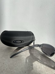 Oakley Plazma Grey Smoke Sport Polarized Road Bike Sunglass