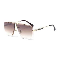Men’s SUNGLASSES DESIGNER OVERSIZE SQUARE RETRO GOLD FRAME WOMEN STYLE SHADES