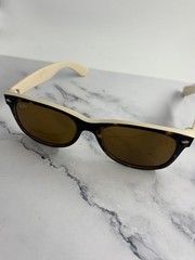Ray-Ban Wayfarer RB2132 6012 55/18 Sunglasses Orange lenses Pre owned