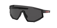 Prada Linea Rossa PS 4WS black rubber DG006F Sunglasses