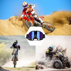 ATV Dirt Bike Motocross Offroad Racing Goggles Anti UV Fog Dustproof Adult