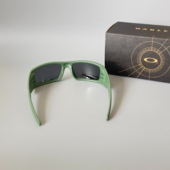 Oakley Gascan OO9014 Polarized Sunglasses Matte Green Frame Black Lens