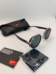 Ray-Ban RB3689 Scuderia Ferrari Sunglasses – Black / Silver Frame W/Black Lenses