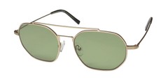 NEW SEAN JOHN SJOS512 SUNGLASSES MENS SHIELD 54-17-150 GOLD 710 FULL-RIM METAL &