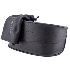 BALENCIAGA BB0352S RUNNER CAT 0352 Gray Purple Angular Mask Unisex Sunglass 005