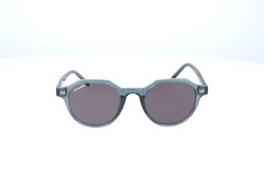 D Franklin Ultra Light Grey Round Polorized Sunglasses DFKSUN0213 47-22-145