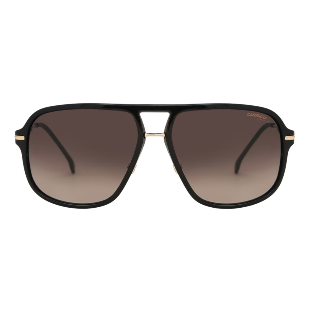 Carrera 296-S Sunglasses Black 02M2 HA – Gradient Brown Lens 60-15-140 – NEW