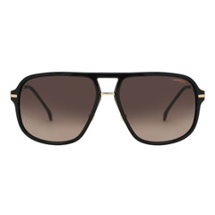 Carrera 296-S Sunglasses Black 02M2 HA – Gradient Brown Lens 60-15-140 – NEW
