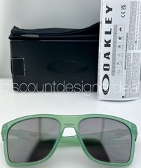 Oakley Leffingwell Square Sunglasses Matte Jade PRIZM Black OO9100-17 57mm NEW