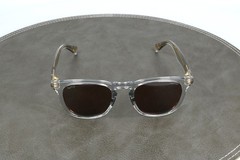 WMP Wyndham Clear Round Polarized Sunglasses 49-22-149