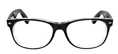 RAY-BAN RB2132 6143 55mm Gray Crystal Wayfarer Sunglasses Eyeglasses Frame Italy