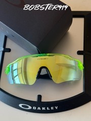 Oakley OO9208 Radar EV Path Sunglasses Clear Green Frame Prizm Yellow Lens