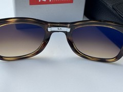 NEW Ray-Ban RB4105 Folding WAYFARER 710/51 Tortoise Brown Gradient Lenses 50mm