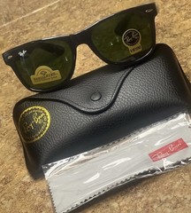 Ray-Ban Wayfarer Classic Sunglasses Sunglass RB2140 Black Frame Gray Lens