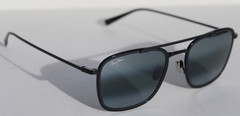 MAUI JIM Following Seas POLARIZED Sunglasses 555-02 Black/Neutral Grey NEW Japan