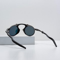 Oakley Madman OO6019 X-Metal Dark Carbon Ruby Polarized Sunglasses