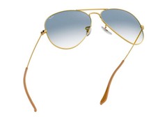 Sunglasses Aviator 3025 001/3f Light Blue Gradient Lenses-Ray Ban Standard Size