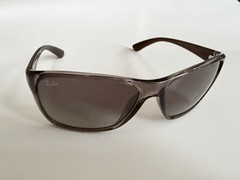 Ray Ban RB4331 Square Sunglasses FRAMES 6479/11 Transparent Grey Made In Italy