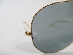 Vintage B&L Ray-Ban Aviator Sunglasses Made in USA 70’s w/ Wear & DAMAGED LENS