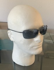 Maui Jim Lighthouse MJ-423-02 Sunglasses Gloss Black Neutral Grey 65-13-127