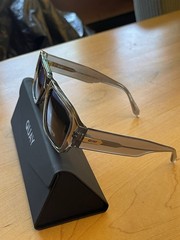QUAY Sunglasses Night Cap grey/navy Polarized New In Box