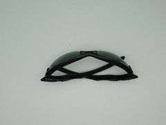 OAKLEY Half Jacket 2.0 Sunglasses Black Frames/Blue Lenses OO9154-13, 62-15-133.