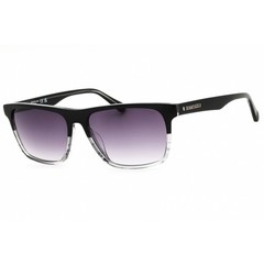 Kenneth Cole New York Men’s Sunglasses Black/Crystal Square Frame KC00040 03B
