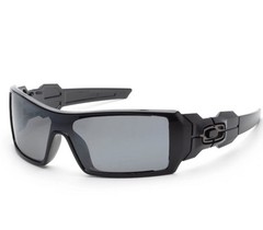 Oakley Men’s Oil Rig 50mm Polished Black Polarized Sunglasses OO9081-26-203