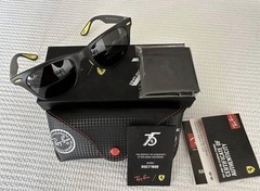 Ray-Ban Scuderia Ferrari RB8395M Limited Edition Dark Carbon Square Sunglasses