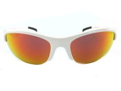 Bolle Chase Polarized Sunglasses White with TNS Fire Mirror CAT.3 Lenses 11359
