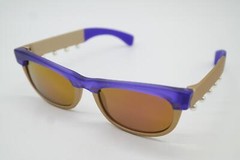 Sunglasses unlimited without gold blue oval sunglasses eyeglasses new