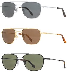 American Optical Checkmate Polarized Men’s Aviator Sunglasses – Made In USA