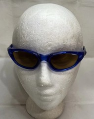 Vintage Dragon Alliance Rail Blue Made In USA Sunglasses Y2K 2000s Eyewear
