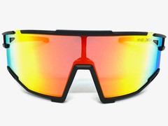 WHOLESALE LOT Sporty Wrap Around ANSI Z87.1 Safety Shield SUN GLASSES 12 Pairs