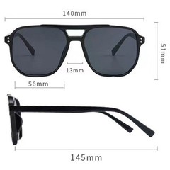 Large Oversized Men Women Orange Lens Aviator Retro 80’s Sunglasses Lentes Gafas
