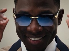 Designer Wood Grain Square Sunglasses Mens Outdoor Shade Glasses Hip-Hop Eyewear