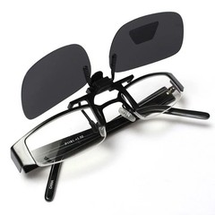 New Unisex Polarized Clip on Sunglasses Near-Sighted Driving Night Vis Lens Cycl