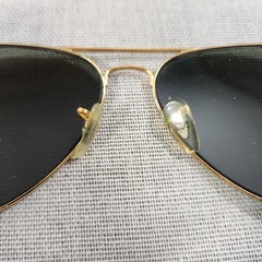 Ray Ban RB3025 001/58 Gold Full Rim Aviator Sunglasses 58-14-135mm Made in Italy