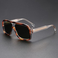 Men Women Large Frame Square Sunglasses Outdoor Shade Glasses UV Protection