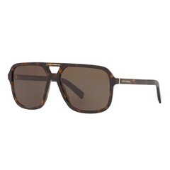 Dolce & Gabbana DG 4354 502/73 Havana Plastic Sunglasses Brown Gradient Lens