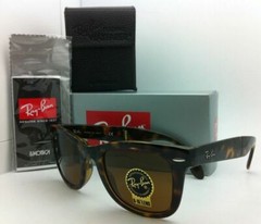New Ray-Ban Sunglasses FOLDING WAYFARER RB 4105 710 54-20 Havana Frame w/ Brown