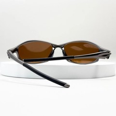 Oakley Hatchet X-Metal Sunglasses Gunmetal Frame Brown Lens Vintage RareIN BOX