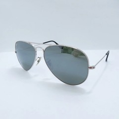 Used RAY BAN Ray Ban AVIATOR LARGE METAL Sunglasses RB3025 Size 58 14 Silver Set